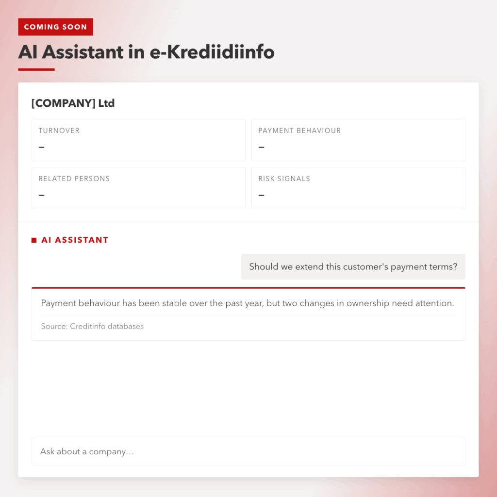 Creditinfo AI Assistent picture
